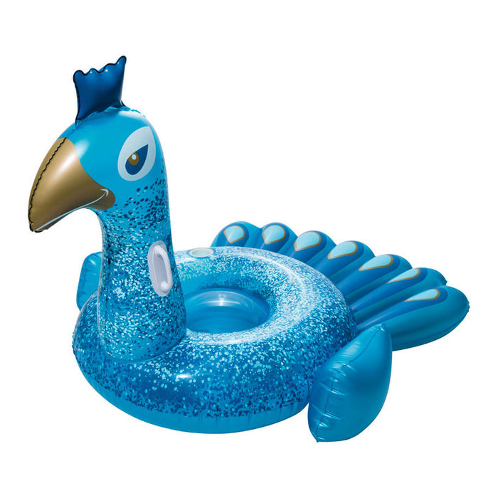 INFLATABLE MATTRESS PEACOCK 198X164CM BESTWAY 41101