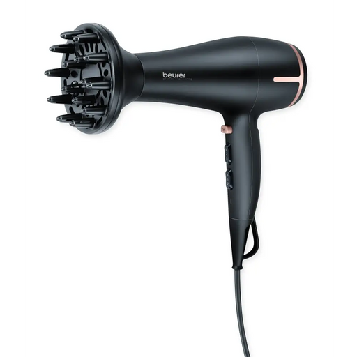 Beurer HC 60 Hair dryer ECO technology: 1400 watt consumption with 2000 watt output Touch sensor Ion function 3 heat