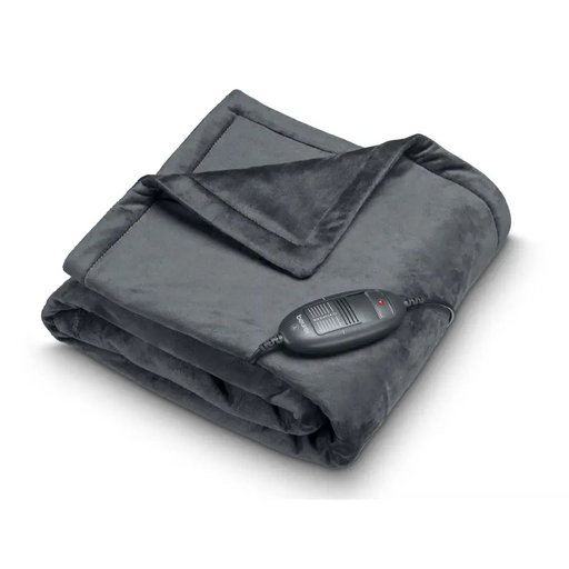 Beurer HD 74 Cosy Dark Gray Heated Overblanket LE 2024 - Уреди за дома<<<BEURER уреди за здраве и