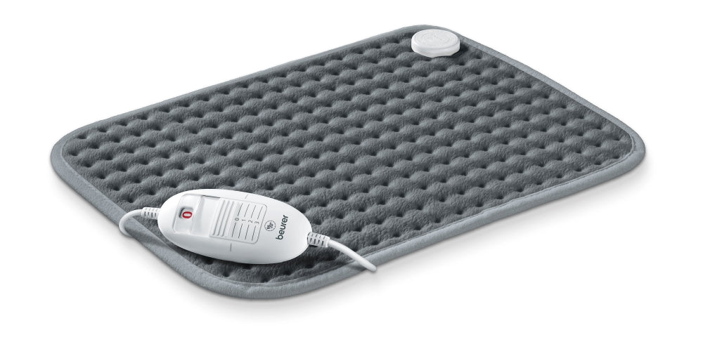 Beurer HK SE Cosy and soft heat pad; 3 temperature settings automatic switch off after 90 min; washable on 30°; Gray