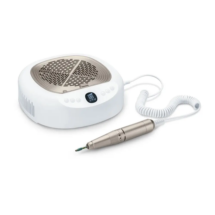 Beurer MP 200 Manicure/pedicure station - 3 functions in one device: Nail cutter UV/LED lamp and nail dust extractor;