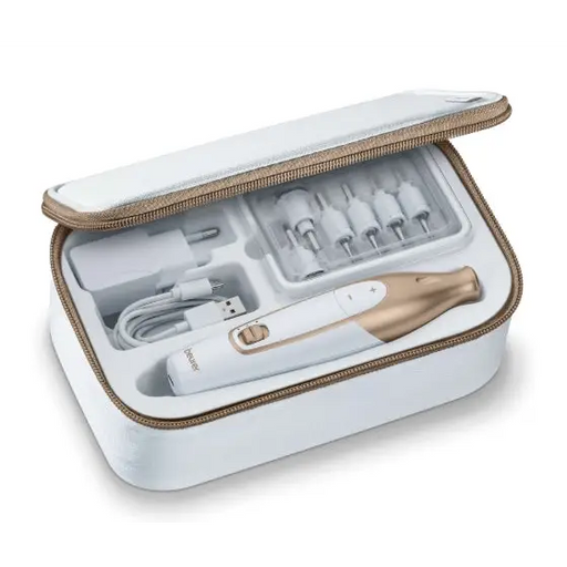Beurer MP 64 Manicure/pedicure set 10 attachments 3 speed levels LED light,Lithium ion battery,Clockwise/anti-clockwise