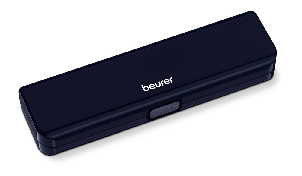 Beurer TB 50 Electric toothbrush; Integr. pressure sensor; 3 cleaning programs; 45 days Battery life; 2-min timer; Oscillating, pulsating, brushing technology; Incl. charger, USB cable with adapter, storage box & CBH; black