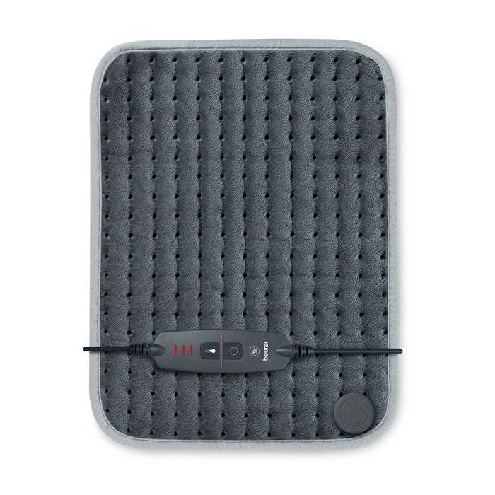 Beurer HK SE Cosy and soft heat pad;  3 temperature settings, automatic switch off after 90 min; washable on 30°; Gray