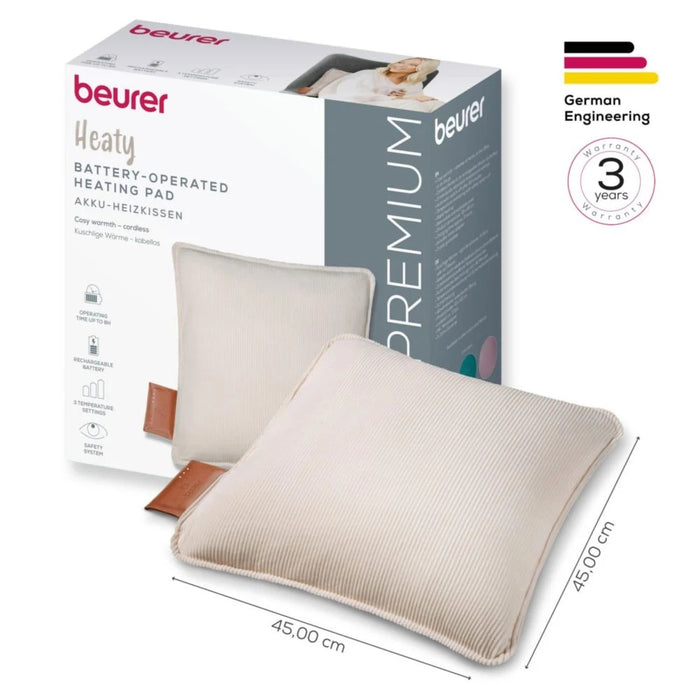 Beurer HK 77 Heaty cashmere-creme + Beurer KS 19 Pure White