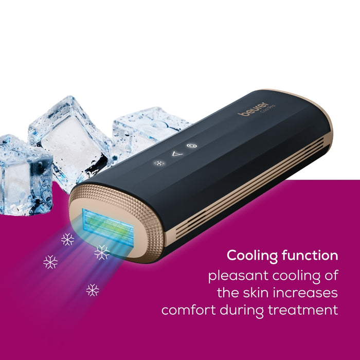 Beurer IPL 7800 Cool Pro IPL hair removal device; State-of-the-art IPL light technology; 3.8 cmІ light area; UV filter; built-in skin contact sensor; "auto flash" mode