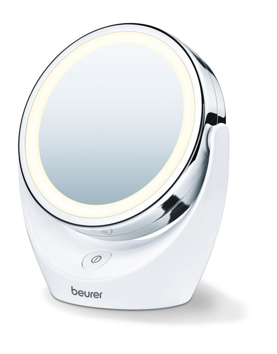 Beurer BS 49 lluminated cosmetic mirror; 12 LEDs; 5 x zoom; 2 mirrors; 11 cm
