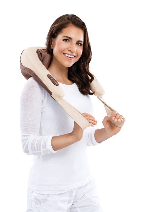 Beurer MG 153 4D neck massager, Penetrating kneading massage, 4D massage heads, washable cover, heat function, 2 intensity levels + 1 massage mode