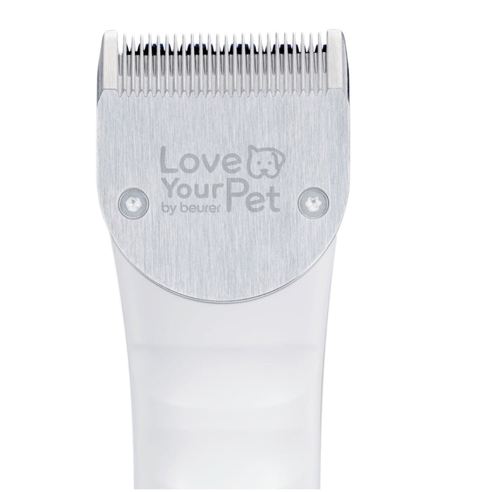 Beurer PP 110 Fluffy Professional grooming for dogs and cats;individually adjustable cutting lengths and extra-long battery life;Quiet motor;Wide stainless steel blade