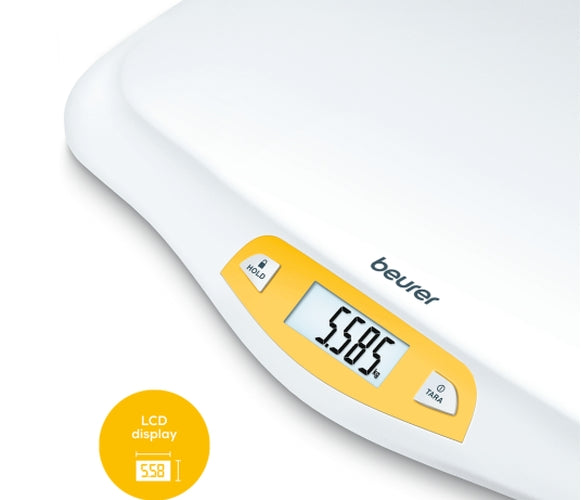 Beurer BY 80 Baby scale, 20 kg loading, LCD display, hold function