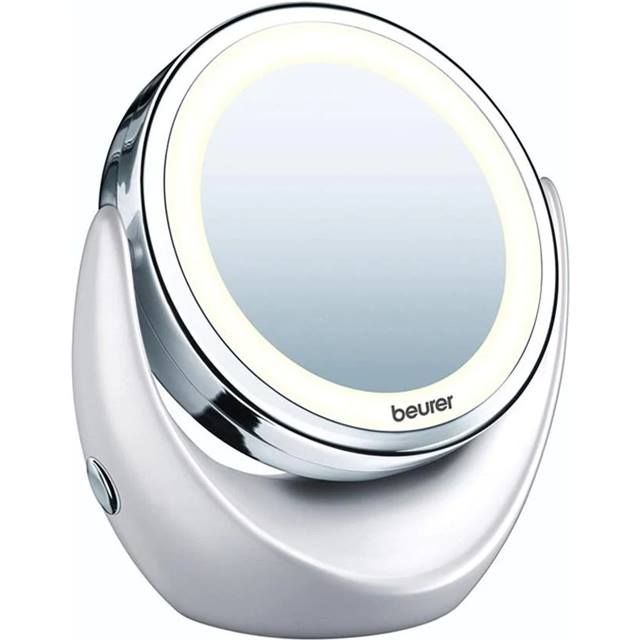 Beurer BS 49 lluminated cosmetic mirror; 12 LEDs; 5 x zoom; 2 mirrors; 11 cm