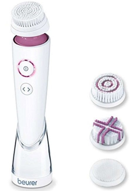 Beurer FC 95 Pureo Deep Cleansing,Facial brush,oscillating rotation, 2 rotation settings, 3 speeds,1 attachment , water-resistant, Lithium-ion battery,charger, 4 brush attachments
