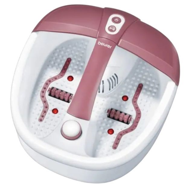 Beurer FB 35 Foot spa with aromatherapy, Foot spa with pedicure, temperature control, massage & magnetic field application; 3 attachments; 3 functions