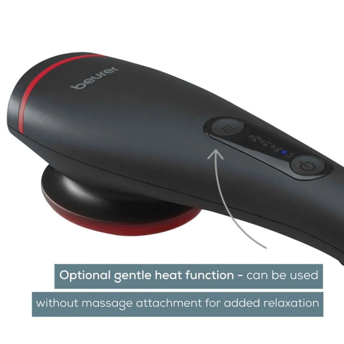 Beurer MG 24 Massager with heat function; Soothing and relaxing vibration massage;3 massage attachments;2 intensity levels;2 pre-set programs