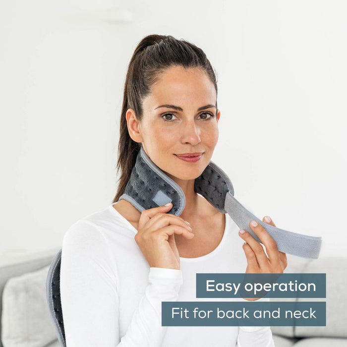 Beurer HK 64 Back & neck heat pad; Soft, cosy material; Automatic switch-off; BSS; Machine-washable at 30°C; Fast heating; 3 Illuminated temperature settings