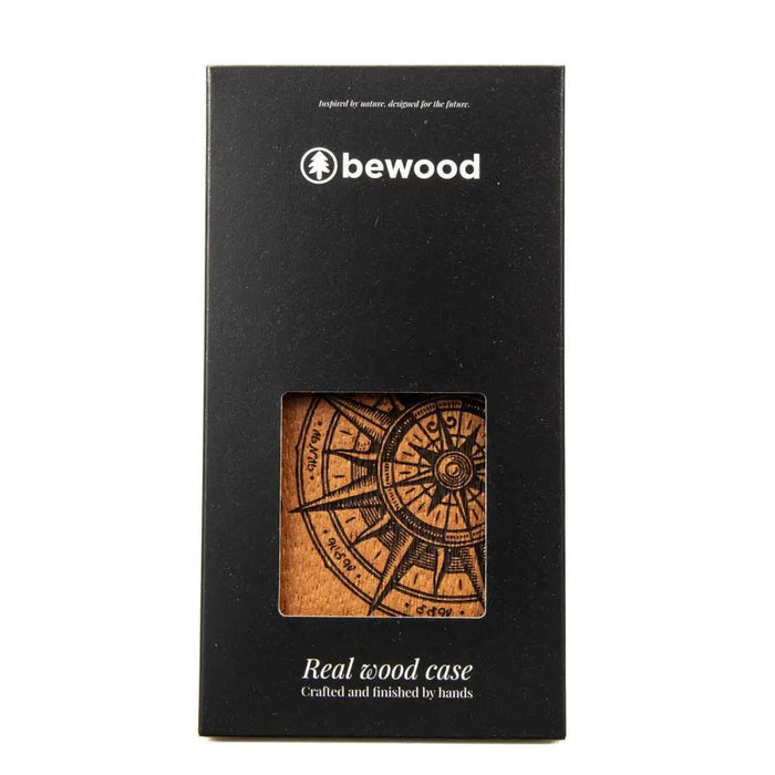 Bewood Traveler Merbau wooden case for iPhone 15 Pro - Cell phone cases and covers<<<HurtelXML