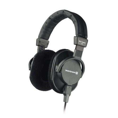 Beyerdynamic DT 250 80 Ohm Wired Over-Ear Headphones with Detachable Cable Black EU