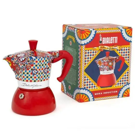 Bialetti Dolce&Gabbana Moka Induction coffee maker for 4 cups - Аксесоари за кафемашини<<<Кафемашини<<<Малки
