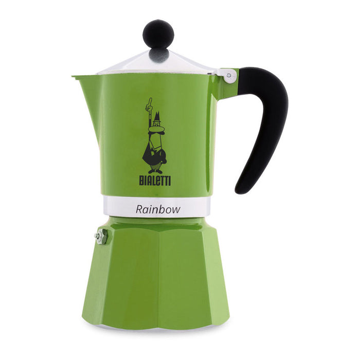COFFEE MAKER RAINBOW VERDE 3 CUPS GREEN BIALETTI