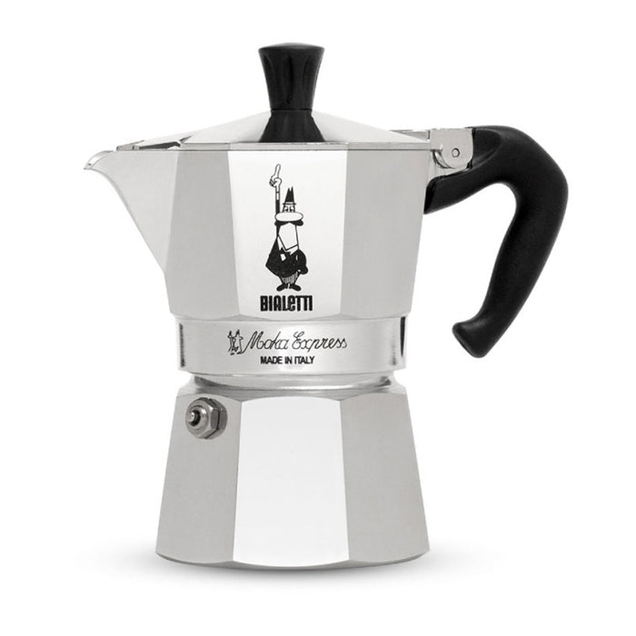 3-HOUR COFFEE MAKER SET. BIALETTI + GRAY COFFEE, 3 CUPS, 18 yrs