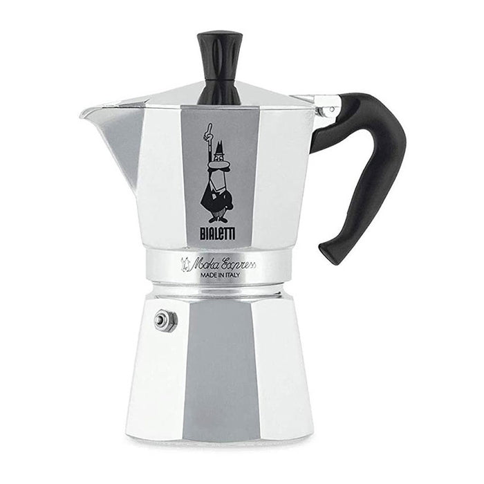 COFFEE MAKER SET 6 HOURS. BIALETTI + GRAY COFFEE, 6 CUPS, 36 yrs