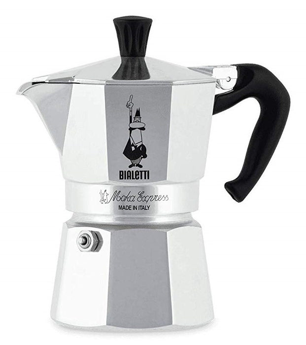 Bialetti Moka Express Moka pot 0.06 L Aluminium, Black