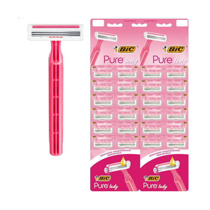 SHAVER PURE 3 PINK K 24 BIC