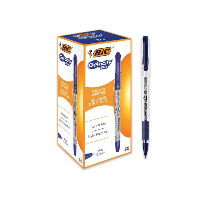 CHEMICAL GELOCITY STIC WRITING IN BLUE 30 PCS. BIC