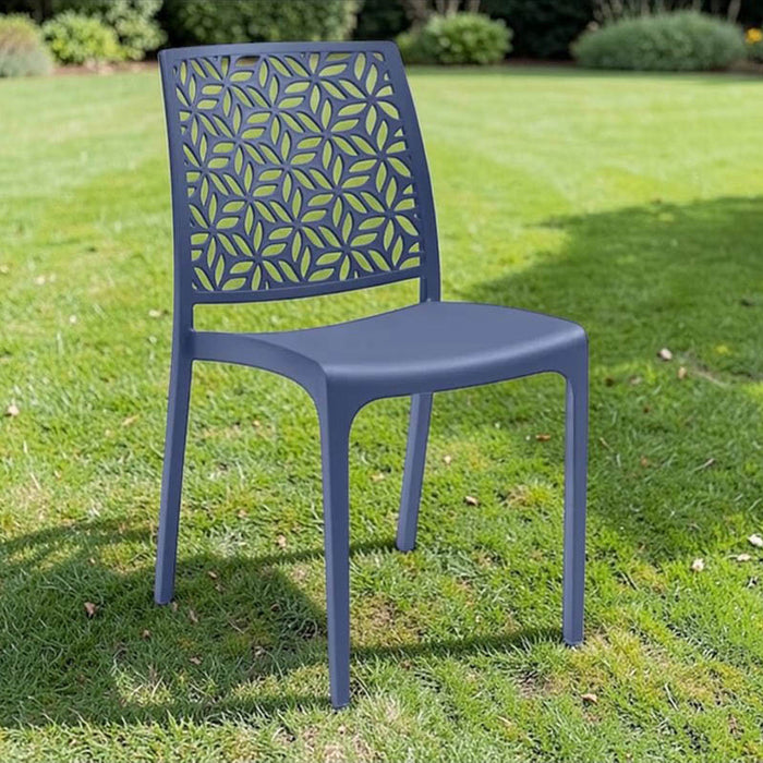 GARDEN CHAIR 46X57X81CM MIAMI BLUE BICA NINFA