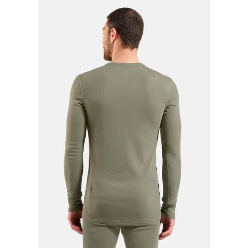 Bielizna termoaktywna z długim rękawem Odlo BL TOP crew neck l/s ACTIVE WARM roz. L Szara - Thermoactive