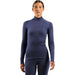 Bielizna termoaktywna z długim rękawem Odlo BL TOP turtle neck l/s ACTIVE WARM roz. S Niebieska - Thermoactive