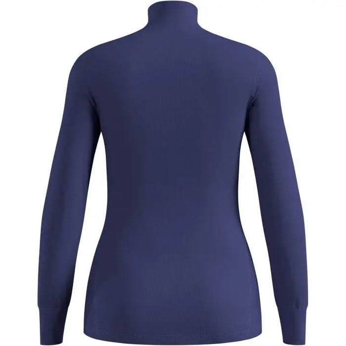 Bielizna termoaktywna z długim rękawem Odlo BL TOP turtle neck l/s ACTIVE WARM roz. S Niebieska - Thermoactive