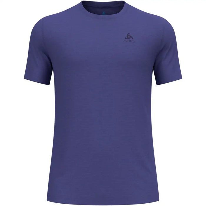 Bielizna termoaktywna z krótkim rękawem Odlo BL TOP crew neck l/s MERINO 160 roz. L Niebieska - Thermoactive