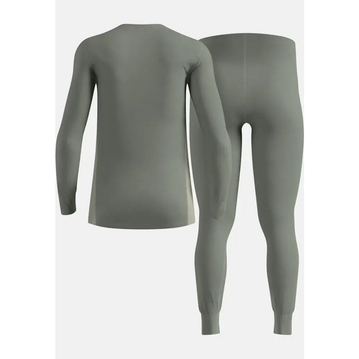 Bielizna termoaktywna - zestaw Odlo Set ACTIVE WARM Special Set roz. M Ciemnoszara - Thermoactive