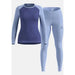 Bielizna termoaktywna - zestaw Odlo Set ACTIVE WARM Special Set roz. S Granatowa - Thermoactive