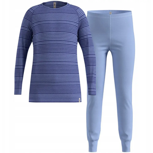 Bielizna termoaktywna - zestaw Odlo Set long ACTIVE WARM SET roz. 128cm Granatowa - Thermoactive