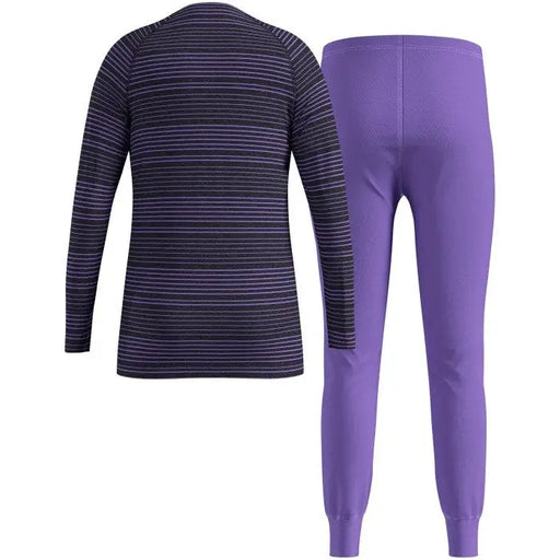 Bielizna termoaktywna - zestaw Odlo Set long ACTIVE WARM SET roz. 140cm Czarna - Thermoactive