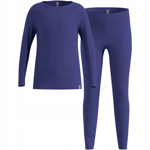Bielizna termoaktywna - zestaw Odlo Set long MERINO 200 roz. 140cm Niebieska - Thermoactive underwearODM-BTE<<<Military