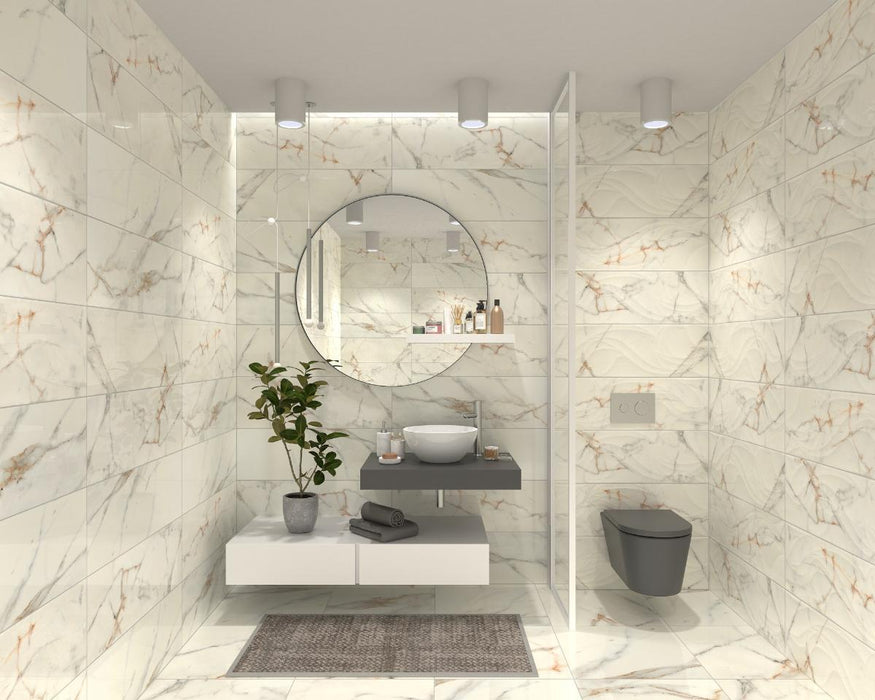 WALL TILE 30X90 MARLEN WAVE