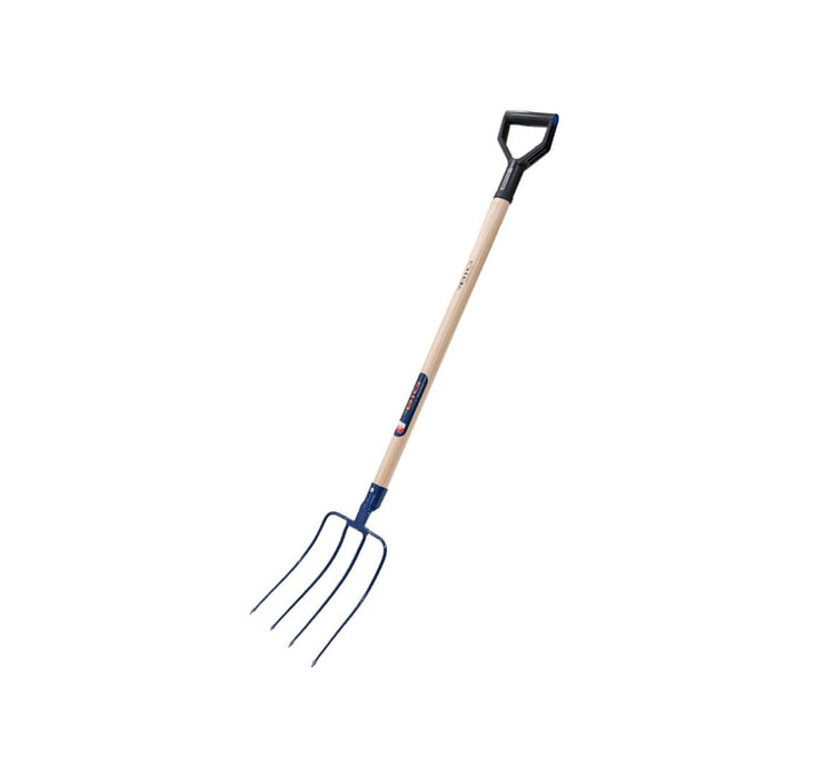 VILLA WITH WOODEN HANDLE BIG 4 TOOTH 130CM