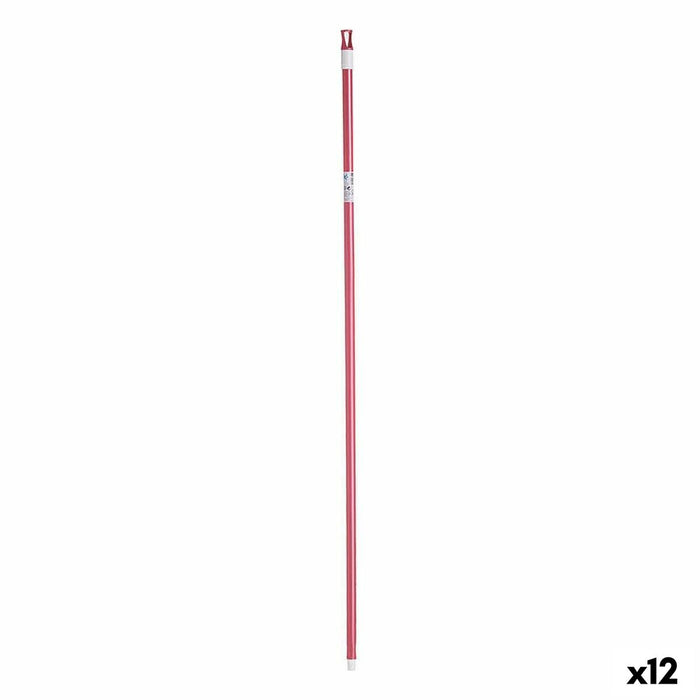 Broom handle Pink Metal 2,3 x 130 x 2,3 cm (12 Units)