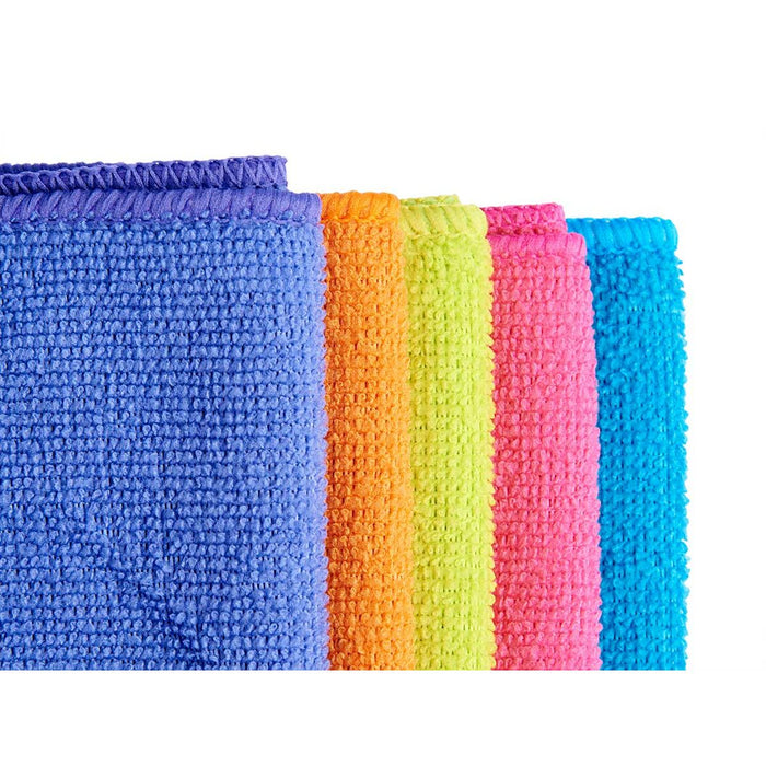 Cleaning cloths Multicolour 30 x 30 x 0,02 cm 15,5 x 31,5 x 2,5 cm (12 Units)
