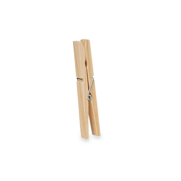 Clothes Pegs Wood 13 x 24 x 3 cm 12 x 24 x 3 cm 1,2 x 9 x 9 cm Set 24 Pieces (24 Units)