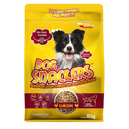 BIOFEED Dog Snackers Adult medium & large Chicken - dry dog food - 10kg - Dry foodDLP-KAS<<<For the dogDLP<<<ActionPL