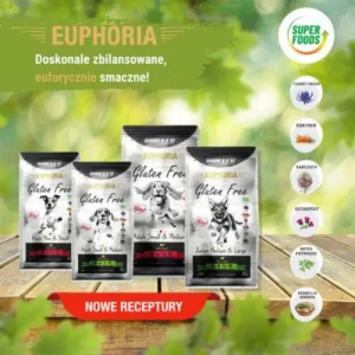 BIOFEED Euphoria Gluten Free Junior medium & large Lamb - dry dog food - 2kg - Dry foodDLP-KAS<<<For