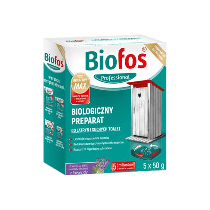 PREPARATION FOR SEPTIC TANKS 5X50 GR BIOFOS