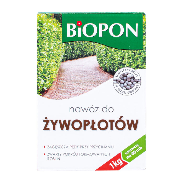 SOLID FERTILIZER FOR HEDGES 1KG BIOPON