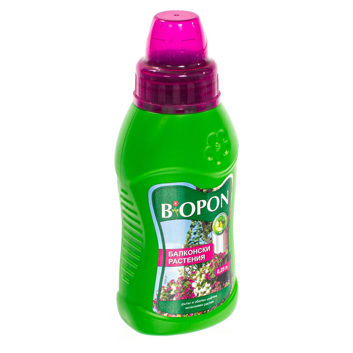 LIQUID FERTILIZER FOR BALCONY PLANTS 0.25L BIOPON