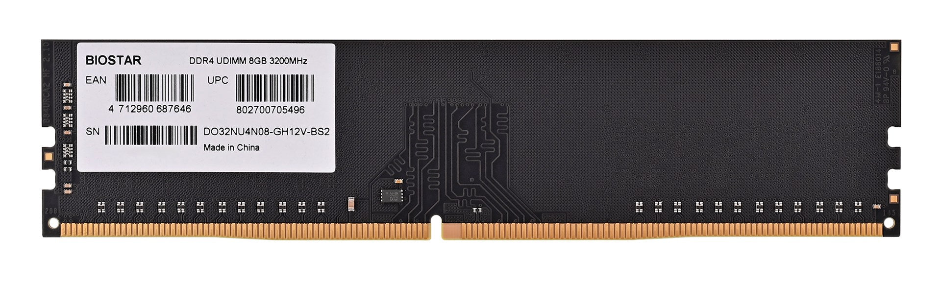Biostar 8GB 3200MHz DDR4 memory DO32NU4N08