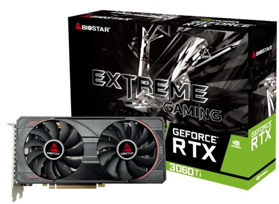 Video card BIOSTAR GeForce RTX 3060 TI 8GB GDDR6